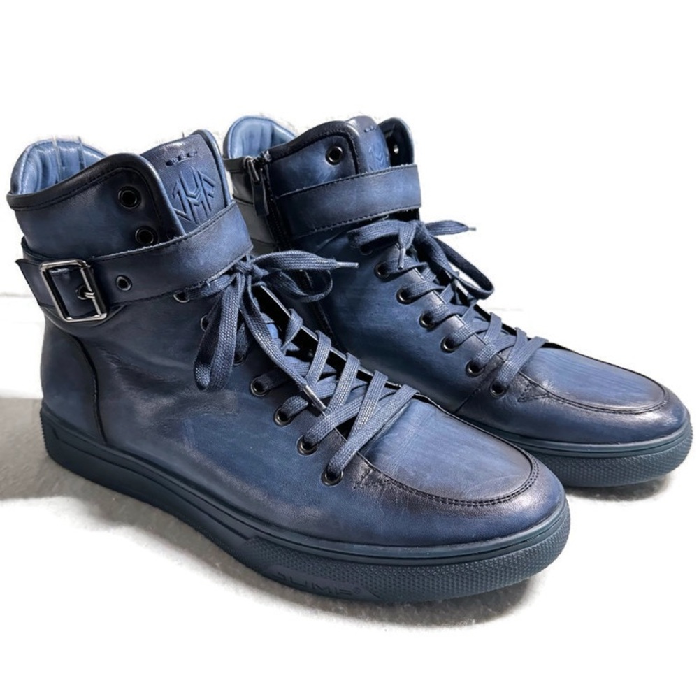 JUMP NEW YORK 
SULLIVAN BLUE HIGH TOP SNEAKERS